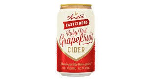 AUSTIN EASTCIDERS RUBY RED GRAPEFRUIT 6 PACK CANS