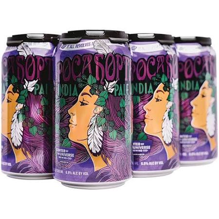 Center of the Universe Brewing Chameleon India Pale Ale Beer 4-Pack