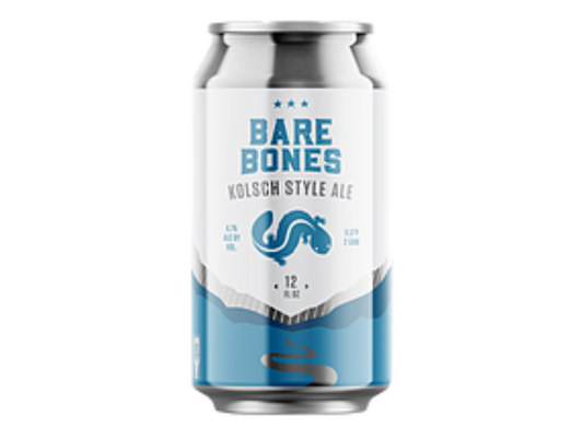 HELLBENDER BARE BONES KOLSCH 6 PACK CANS