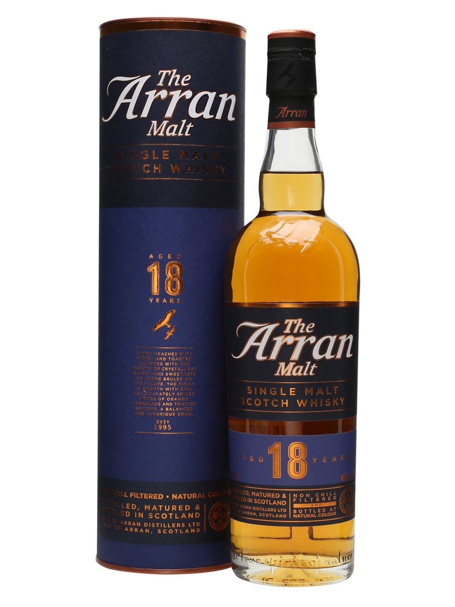 THE ARRAN MALT 18 YEAR OLD 750 ML